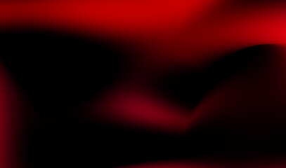 Abstract red and black wave pattern showcasing smooth gradients and dynamic shapes in a bold artistic composition. Vibrant display of swirling red and black hues creates a striking abstract background