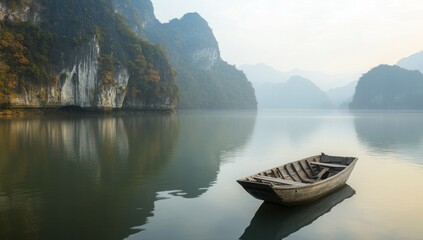 Obraz premium Tranquility on the River
