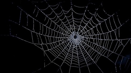 Fototapeta premium Spider web. Halloween decoration element.