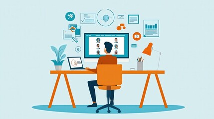 Diverse Team Collaboration at a Workspace