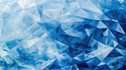 Naklejka premium Blue ice texture background with geometric shapes