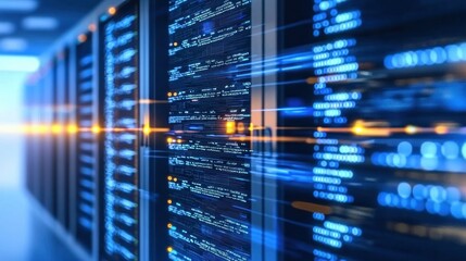 Innovative data center infrastructure showcasing high-speed connectivity and advanced technology solutions for modern enterprises