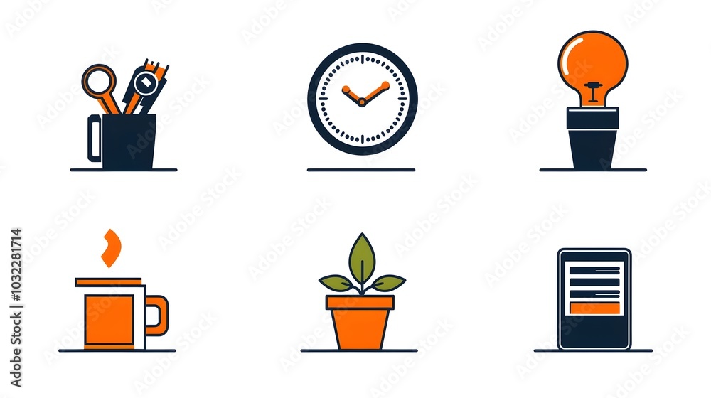 Aufkleber Productive and Efficient Business Analytics with Growth Graphs and Data Visualization