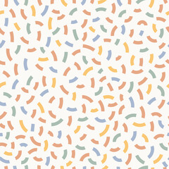 Seamless hand drawn pattern. Abstract background with hand drawn doodle shapes.