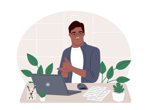 National Special Education Day. Vector flat illustration isolated on white background