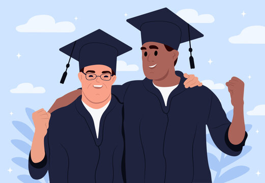 National Special Education Day. Vector flat illustration isolated on white background