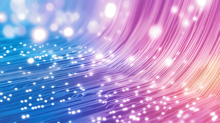 A Stunning Display of Geometric Shapes and Neon Circuit Boards That Ignite the Imagination and Engage the Senses