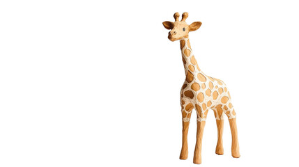 Obraz premium Giraffe figure, Transparent background