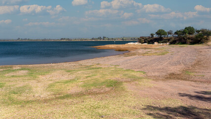 "Playa de los alemanes" large beautiful beach landscape, located in Villa Rumipal, Cordoba