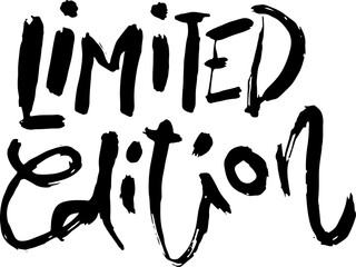 Limited Edition Dry Brush Modern Lettering Design.