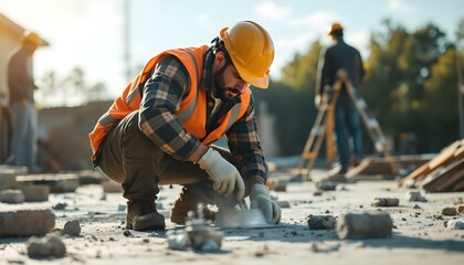 Construction engineer worker photo