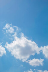 blue sky with clouds