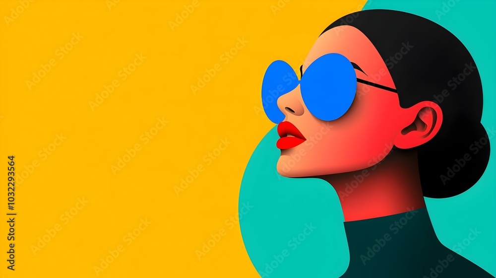Poster visually striking and memorable minimalist icon featuring clean geometric forms and crisp sophistica