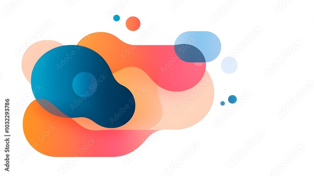Aufkleber Streamlined icon with a modern minimalist design featuring clean geometric shapes smooth lines and curves  Highly scalable and digital workflow optimization tool embodies a contemporary aesthetic