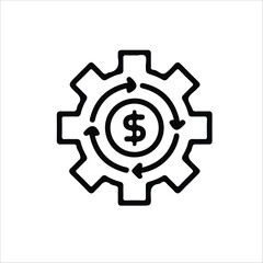 Financial vector icon set 