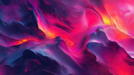 Obraz premium Stunning 3D abstract background with mesmerizing colors and patterns. A captivating visual experience that combines elements of modern art and digital design