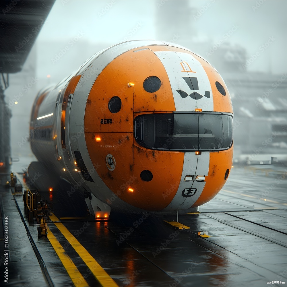 Poster cargo ships featuring sleek aerodynamic hull designs and advanced robotic loading mechanisms powering an interconnected world of commerce and logistics with a retrofuturistic