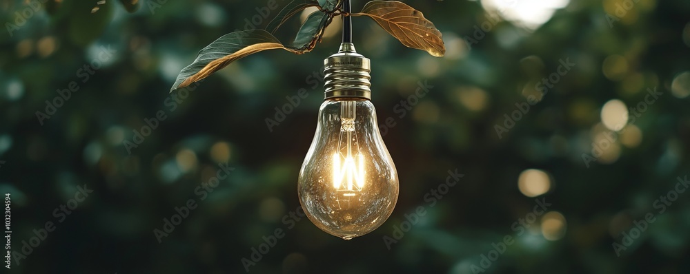 Poster for the concept of renewable clean energy and saving electricity bill costs using sustainable resour