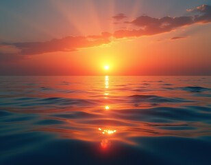 Peaceful Ocean Horizon