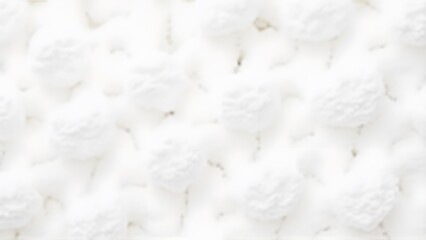 close up of white feathers