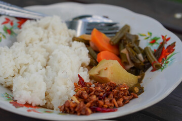 rice with chicken