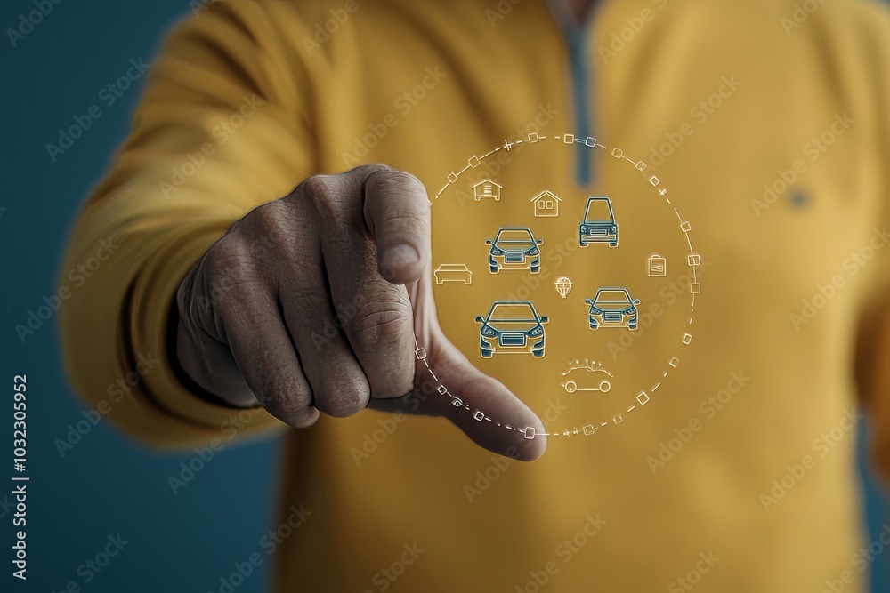 Poster Intelligent devices and networks are shown in this concept image of smart machines.