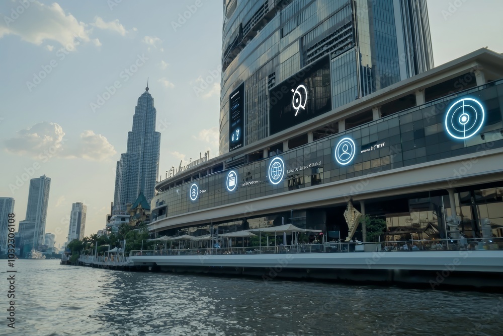 Poster Using networking and Internet of Things to illustrate smart city concepts