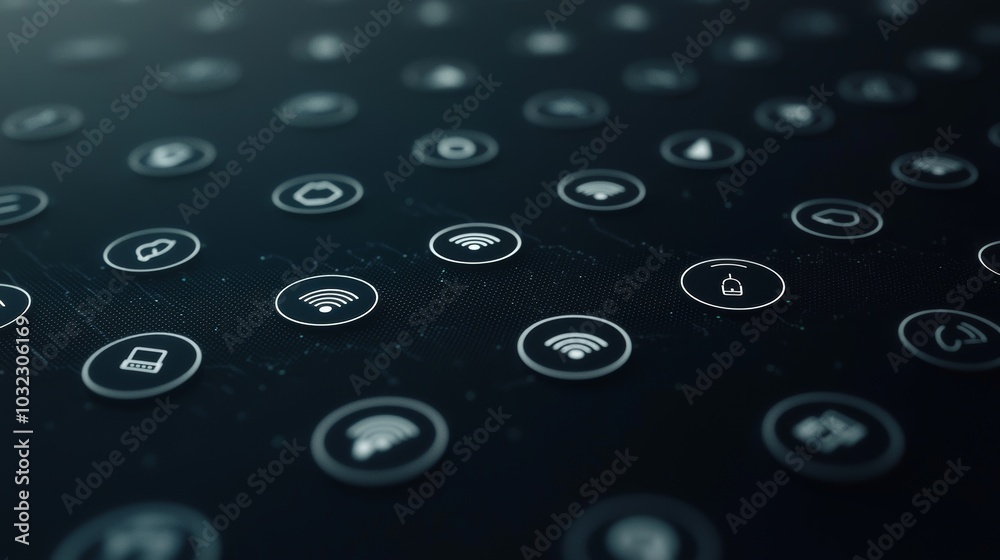 Aufkleber Cloud computing online storage and Internet of Things computer network connectivity