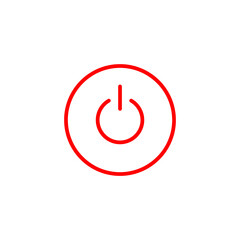Red Login Logout Flat Icon PNG