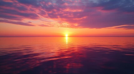 a beautiful view with a sky with shades of orange, red, purple and sometimes golden