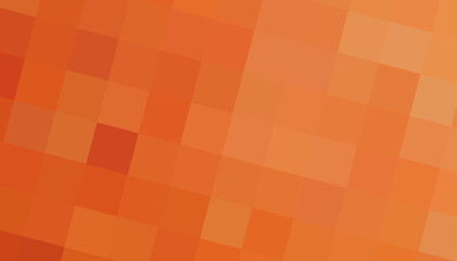 Gradient orange background. Abstract vector texture with intersecting light and dark orange squares. EPS 10. Illustration