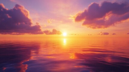 a beautiful view with a sky with shades of orange, red, purple and sometimes golden