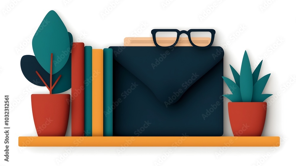 Aufkleber Versatile and sophisticated icon with a harmonious composition of simple geometric forms crisp edges clean gradients and seamless into digital interfaces