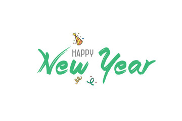 illustration  for Happy new Year
