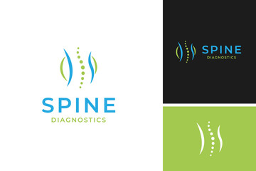 Vector of spine logo design template illustration