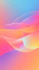 Abstract wavy background with vibrant hues and swirling patterns