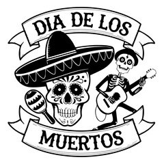 Festive Dia de los Muertos Icon