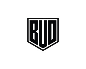 BUO logo design vector template. BUO