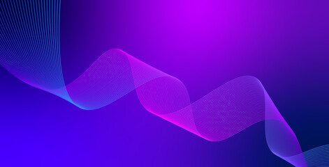 Abstract blue and pink wave lines create a dynamic, futuristic technology background. Ideal for modern designs, digital projects, banners, posters, and innovative visual presentations.