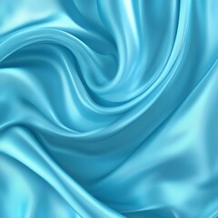 Soft, rippled blue satin fabric with a hint of purple, perfect for elegant fashion backdrop