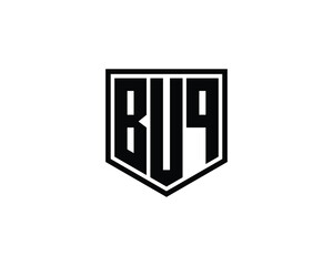 BUQ logo design vector template. BUQ