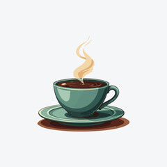 cup of coffee vector illustration
