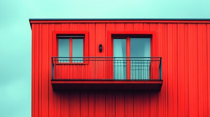 Bold visual design utilizing asymmetry to move away from conventional grids, adding depth and motion