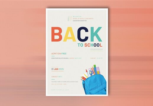 Backto School Flyer Template