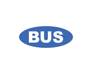 BUS logo design vector template. BUS