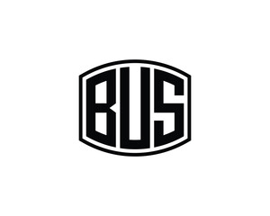 BUS logo design vector template. BUS