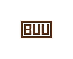 BUU Logo design vector template. BUU