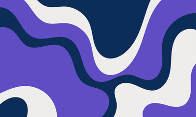 Abstract Background of Mesmerizing Psychedelic Fluid Art Patterns