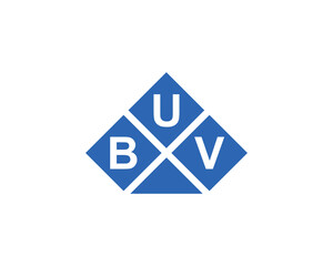 BUV logo design vector template. BUV
