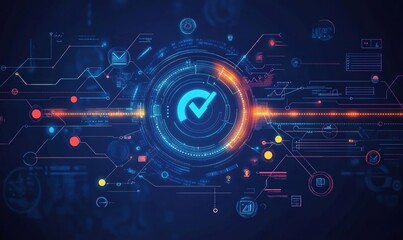 Digital transformation target roadmap with key milestones and objectives, highlighting the process of integrating technology into traditional business, Generative AI